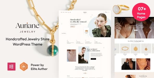 Auriane - Handcrafted Jewelry Store Theme