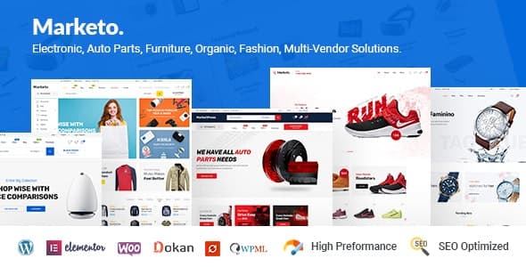 Marketo - eCommerce & Multivendor Marketplace WordPress Theme
